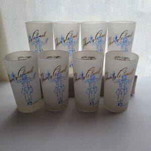 SET of 8 Howard Chandler Christy Howdy Colonel Glasses
